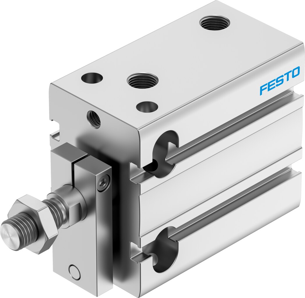 Компактный пневмоцилиндр (DPDM-Q-32-25-PA, Festo)