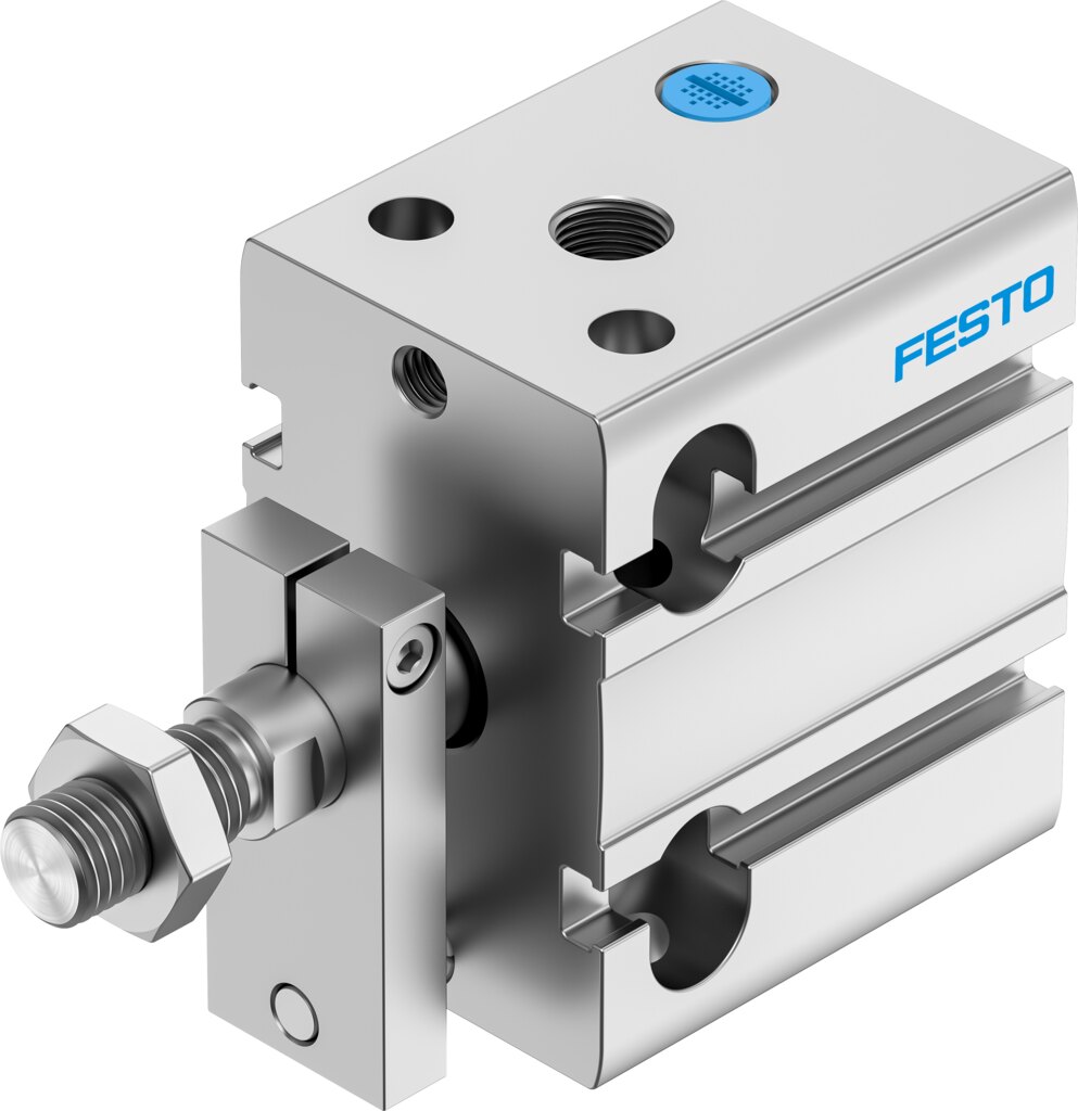 Компактный пневмоцилиндр (DPDM-Q-32-5-P-PA, Festo)