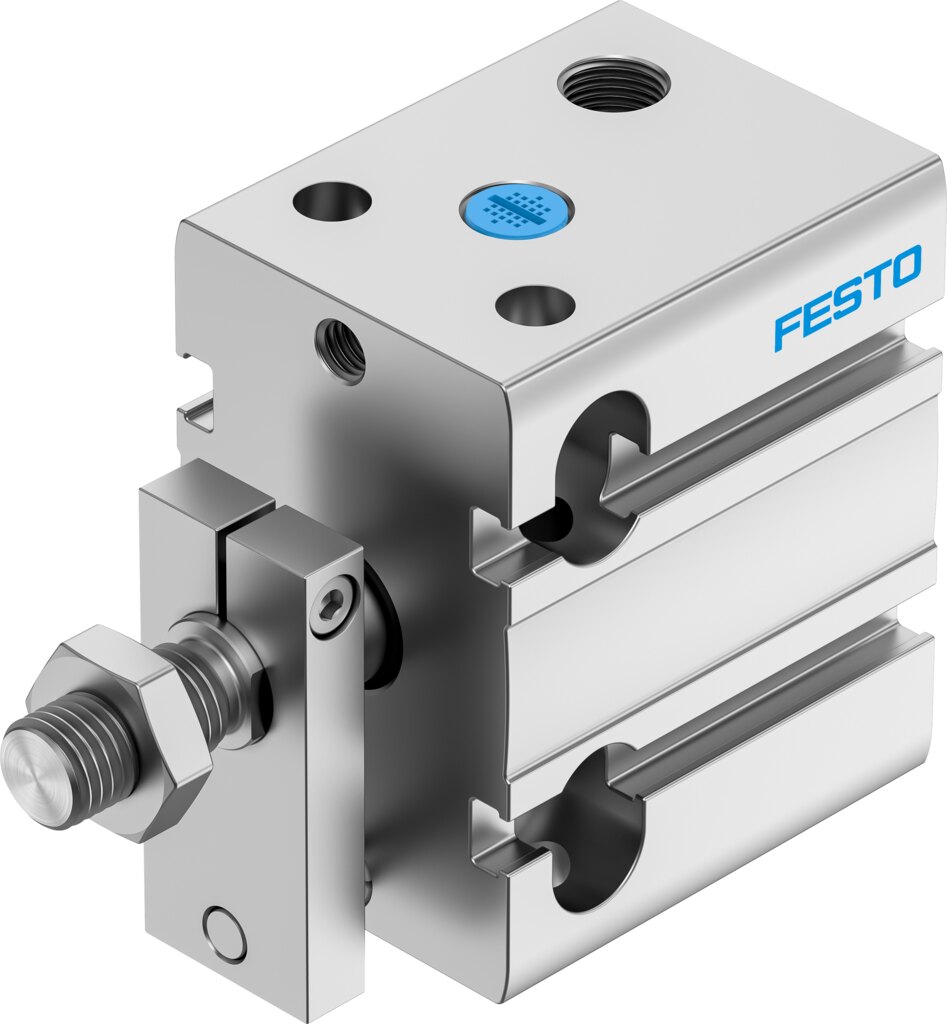 Компактный пневмоцилиндр (DPDM-Q-32-5-S-PA, Festo)
