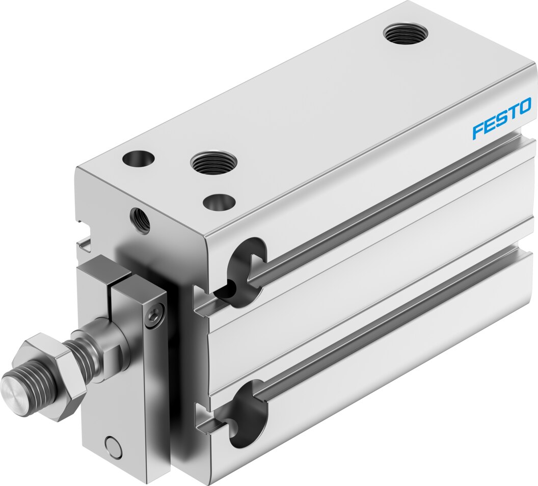 Компактный пневмоцилиндр (DPDM-Q-32-50-PA, Festo)