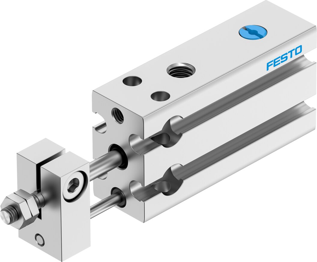 Компактный пневмоцилиндр (DPDM-Q-6-10-P-PA, Festo)