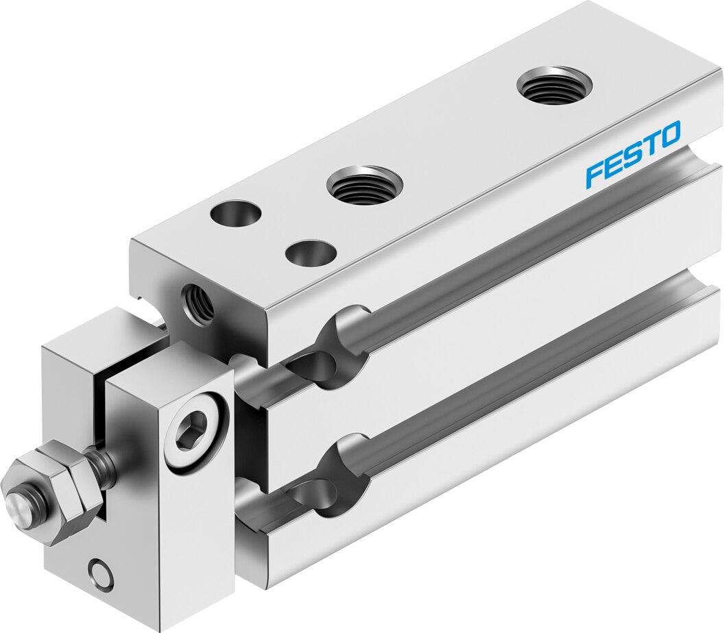 Компактный пневмоцилиндр (DPDM-Q-6-10-PA, Festo)