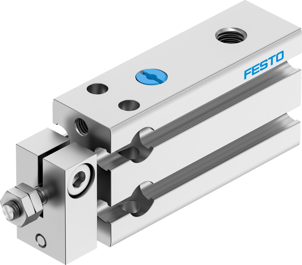 Компактный пневмоцилиндр (DPDM-Q-6-10-S-PA, Festo)