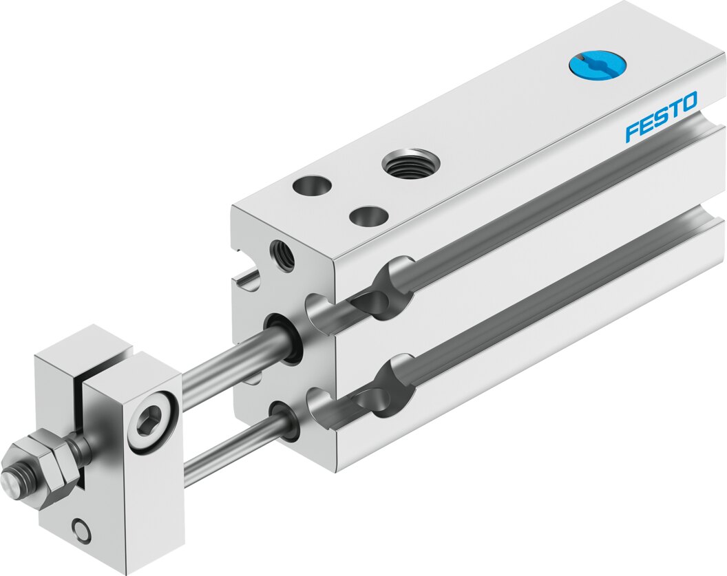 Компактный пневмоцилиндр (DPDM-Q-6-15-P-PA, Festo)