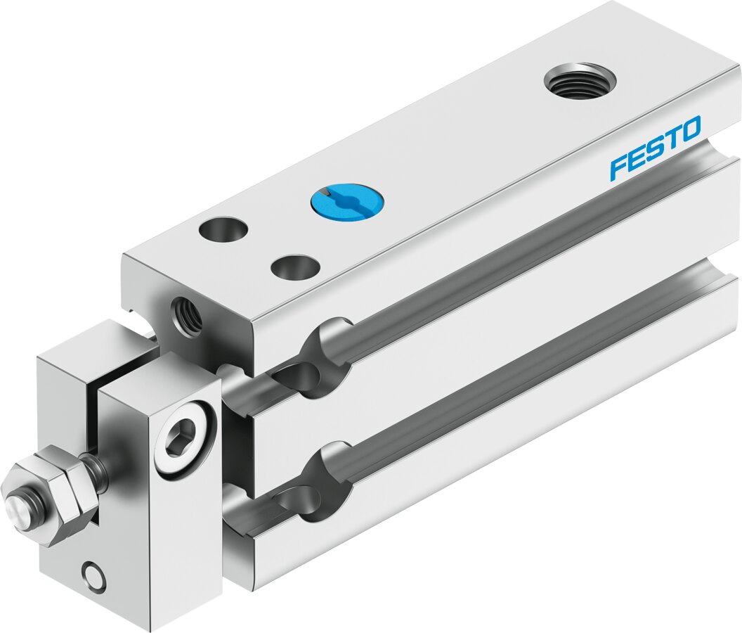 Компактный пневмоцилиндр (DPDM-Q-6-15-S-PA, Festo)
