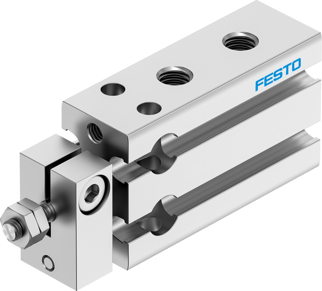 Компактный пневмоцилиндр (DPDM-Q-6-5-PA, Festo)
