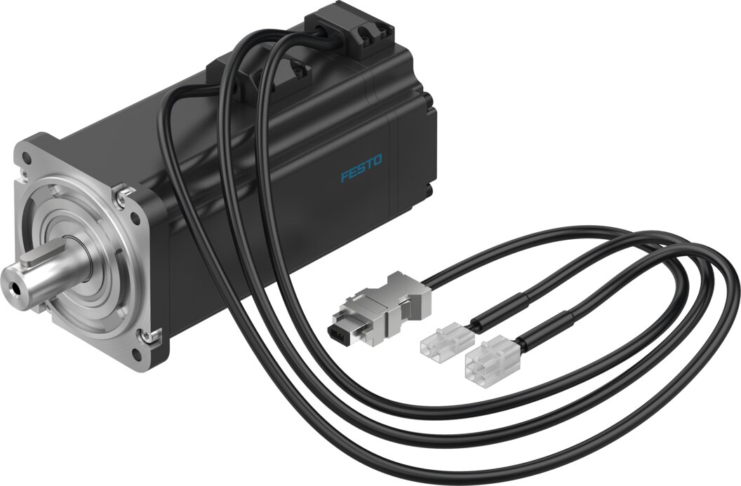 Серводвигатель (EMMB-AS-80-07-K-S30MB, Festo)