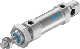 Цилиндр круглый, двойного действия DSNU-25-15-P-A